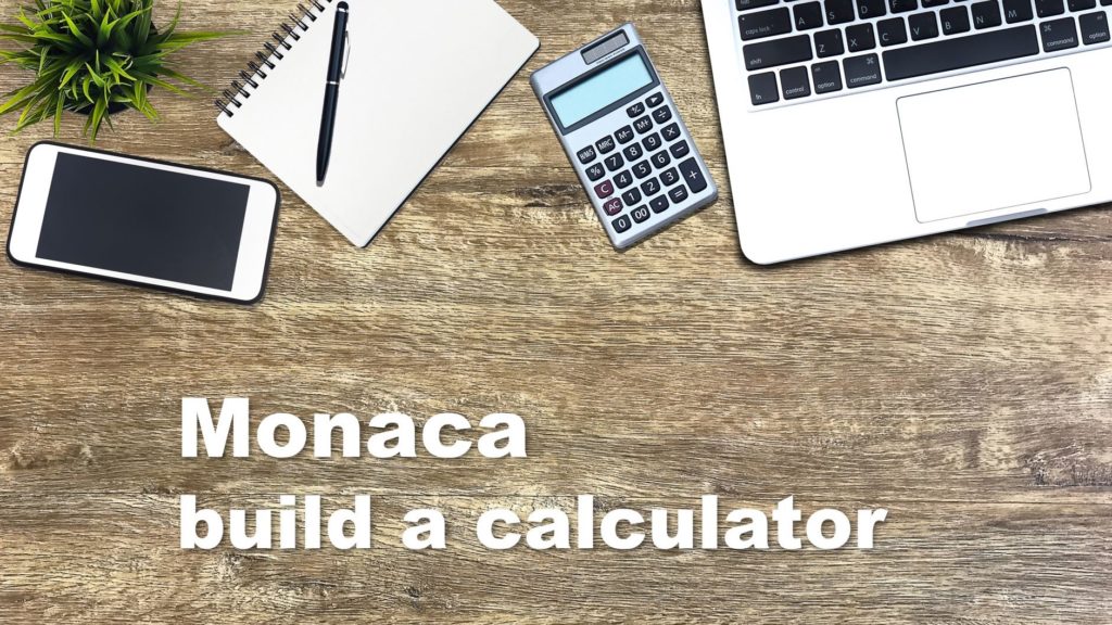 monacca- calculator 電卓